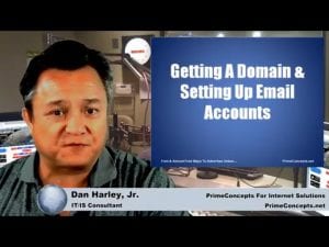 Tech Talk Episode #118 - Getting A Domain & Setting Up Business Email Accounts