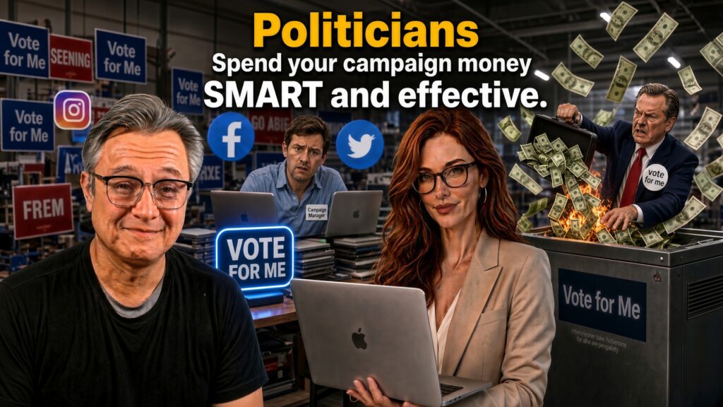 Dan Harley and Sophia discuss technology strategies for political campaigns on Tech Talk.